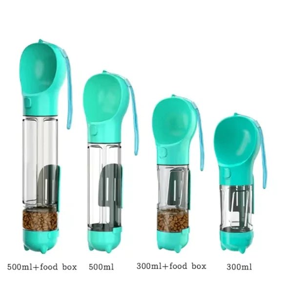 3 - in - 1 Portable Dog Water Bottle and Food Dispenser - SJ MART