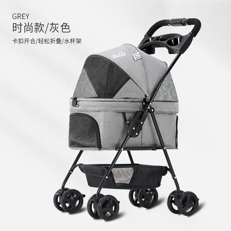 Bello OSM - M02S Lightweight Folding Pet Stroller - SJ MART