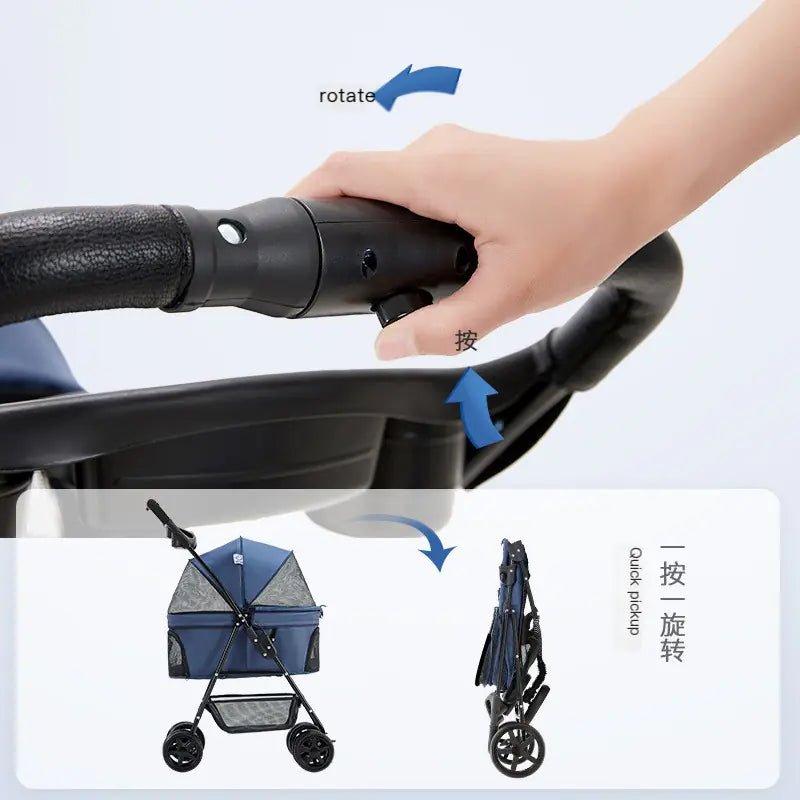 Bello OSM - M02S Lightweight Folding Pet Stroller - SJ MART