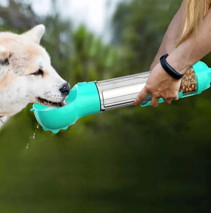 3 - in - 1 Portable Dog Water Bottle and Food Dispenser - SJ MART
