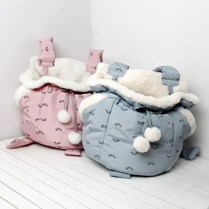 Winter Pet Cat and Dog Warm Front Carrier Backpack - SJ MART