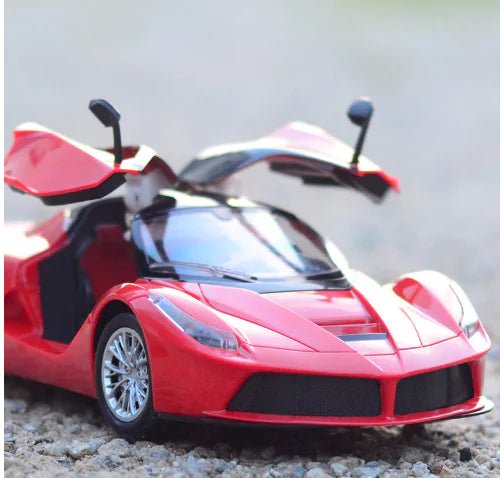 Large Electric Remote Control Car - Realistic Red 1:14 - SJ MART